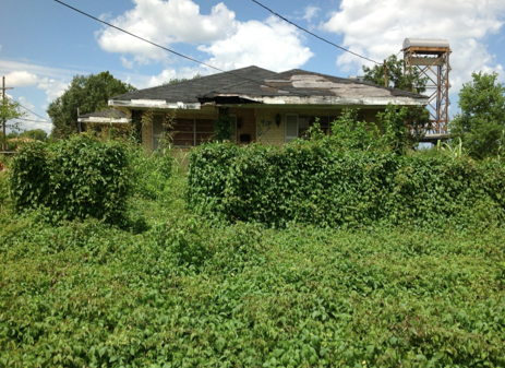 Unrepaired home in Ninth Ward